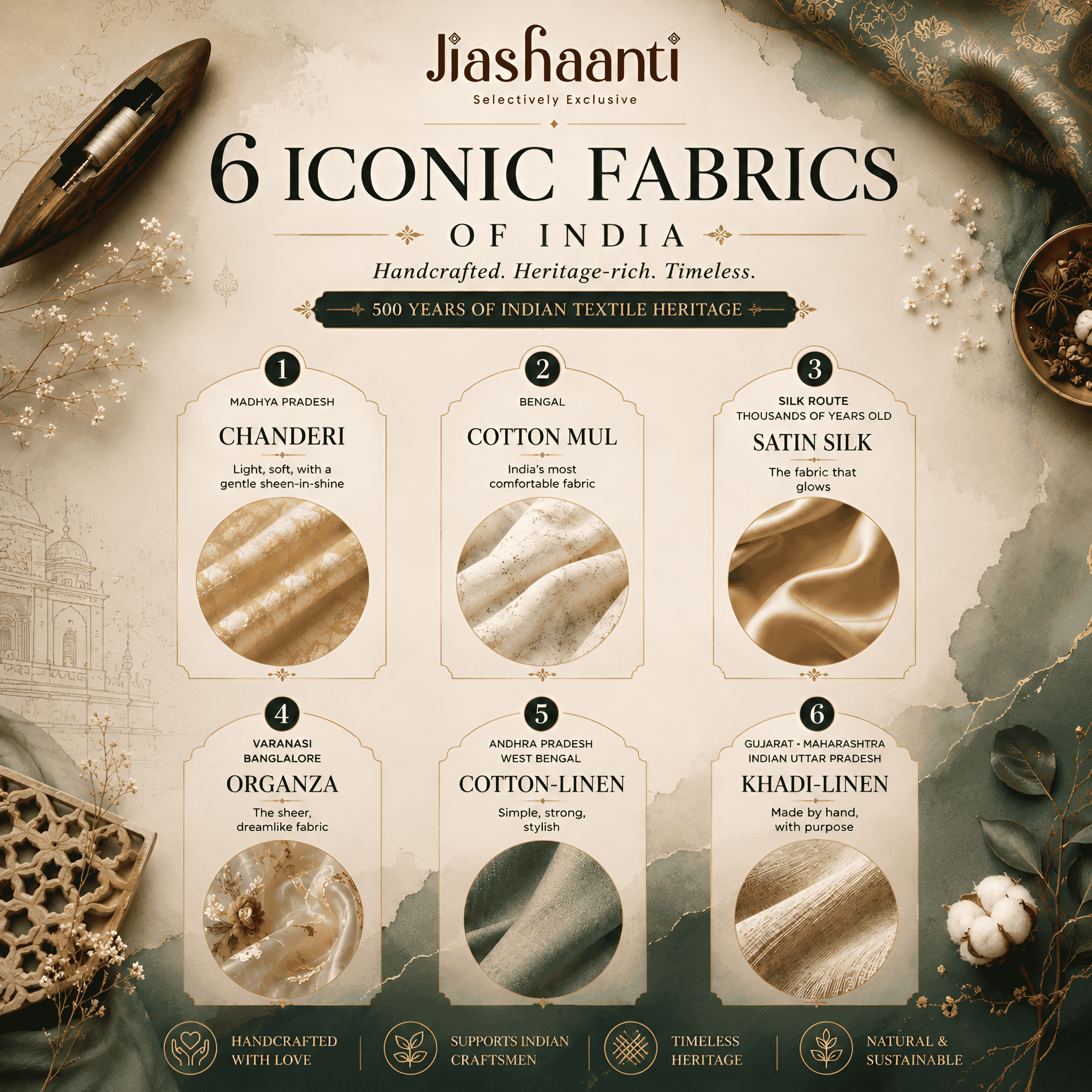 6 Iconic Fabrics Of INDIA