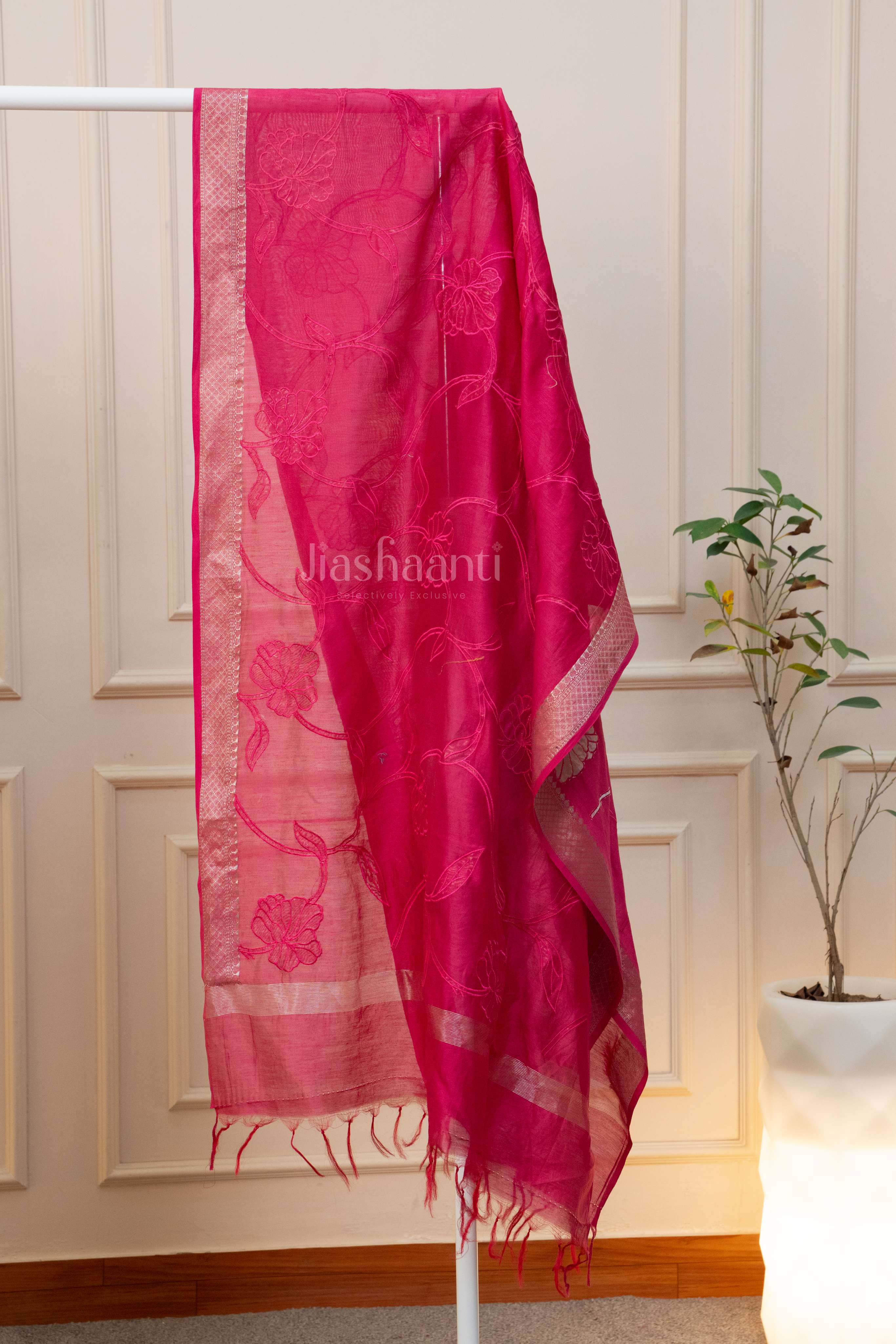 Vibrant Rani Pink Suit Set