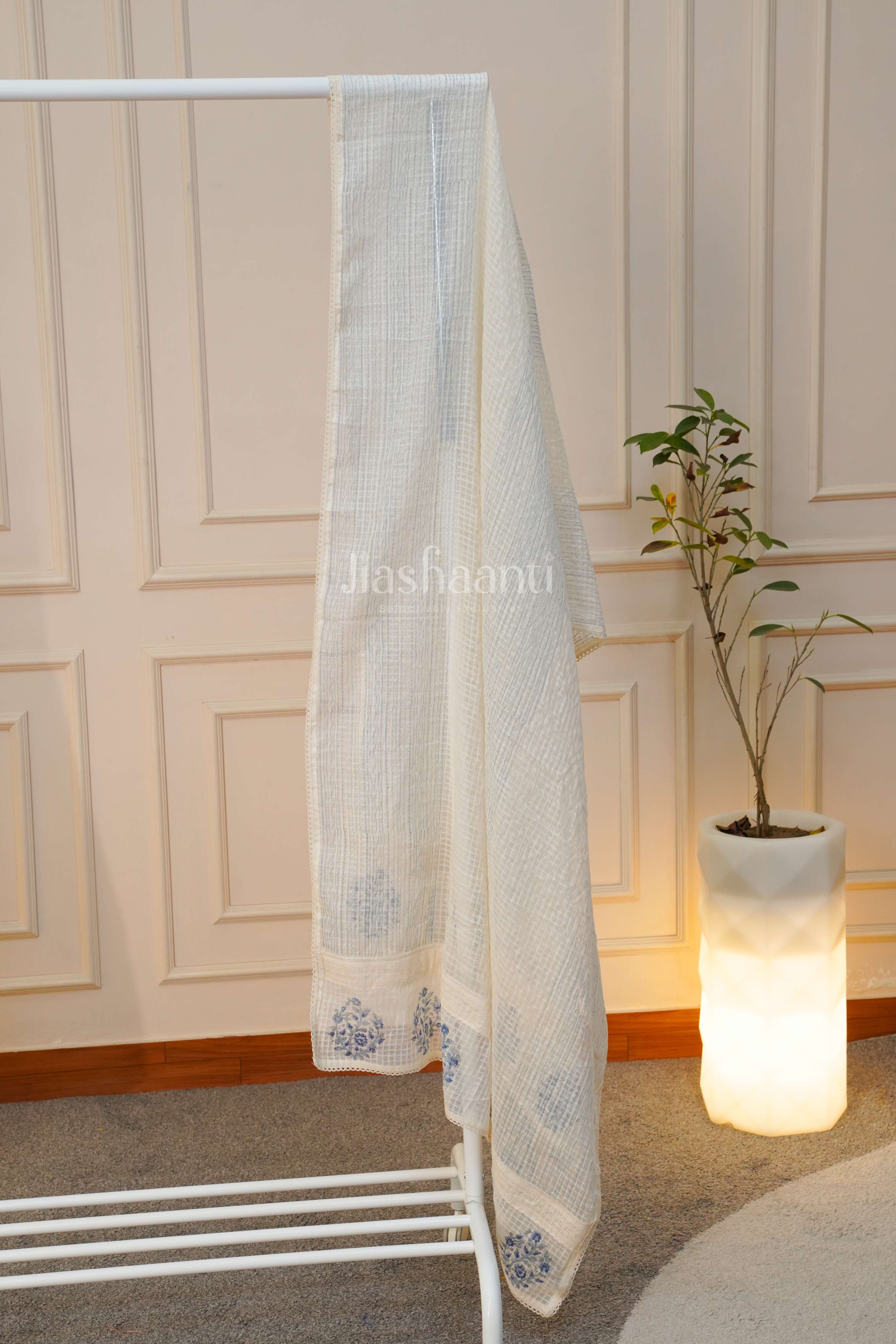 Ethno-Chic Cotton Unstitched Suit Set