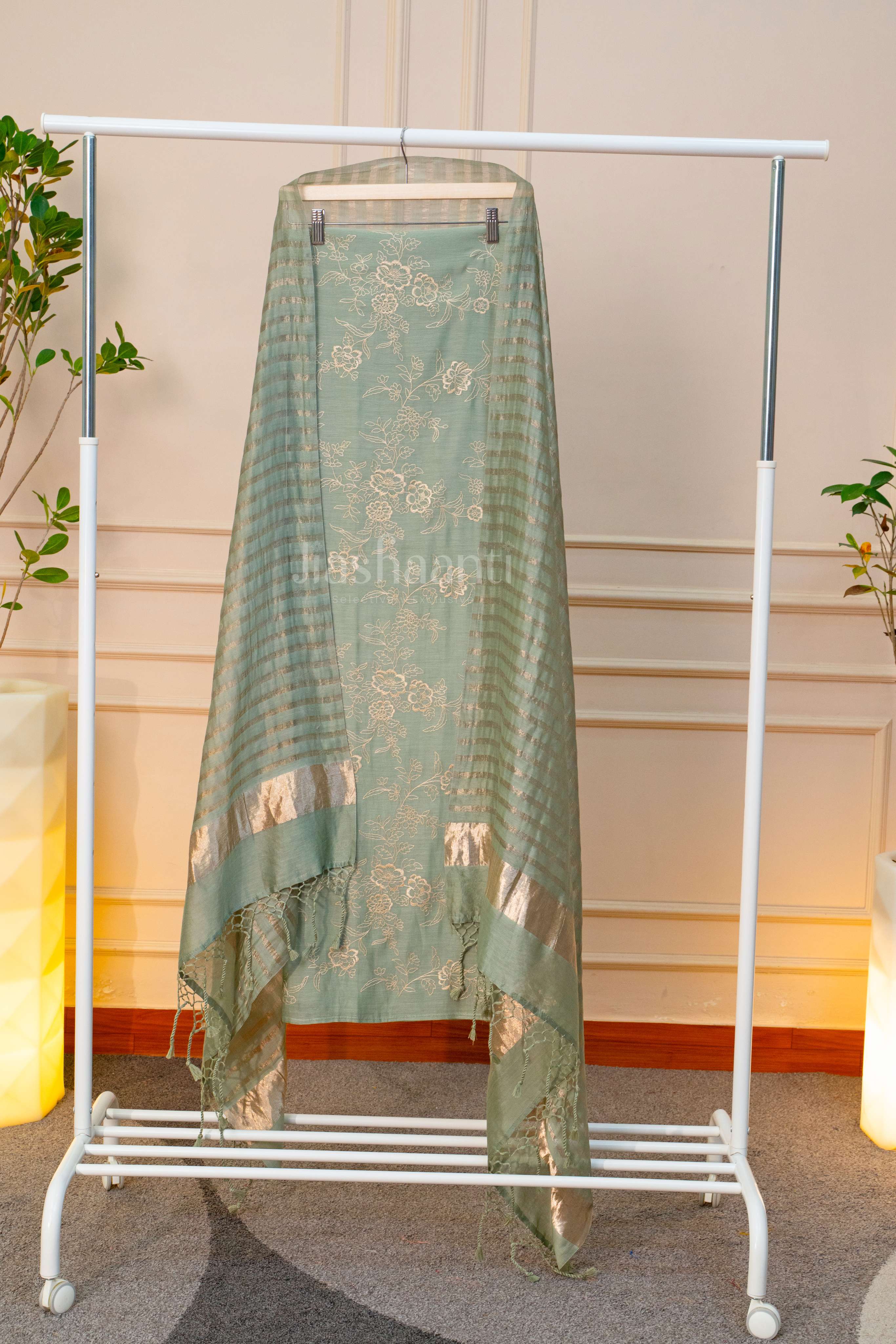 Graceful Sage Green Kurta Set