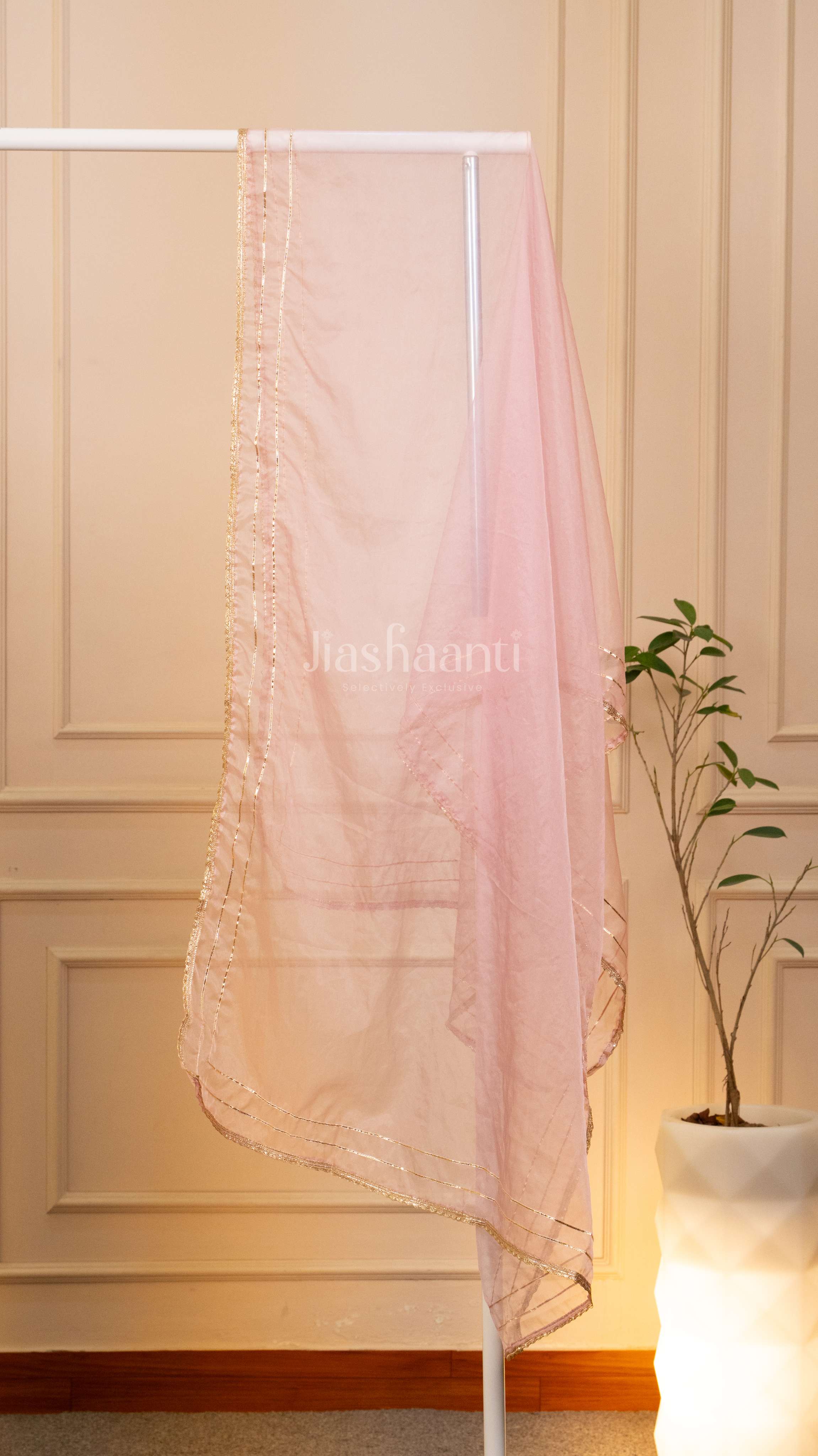 Ethereal Pastel Pink Festive Ensemble Suit Set