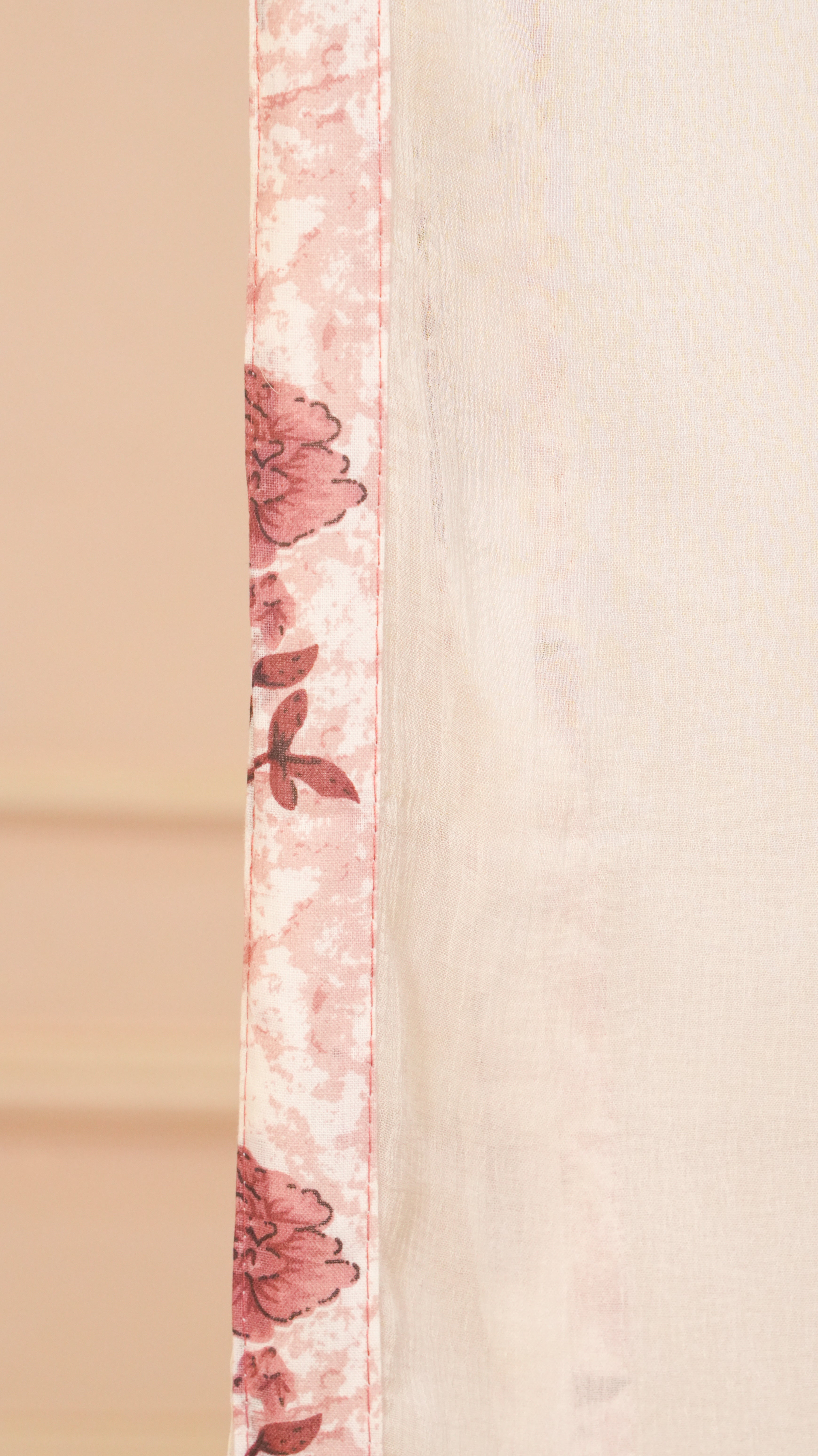 Ivory Sage Pure Organza Hand-Embroidered Suit Set