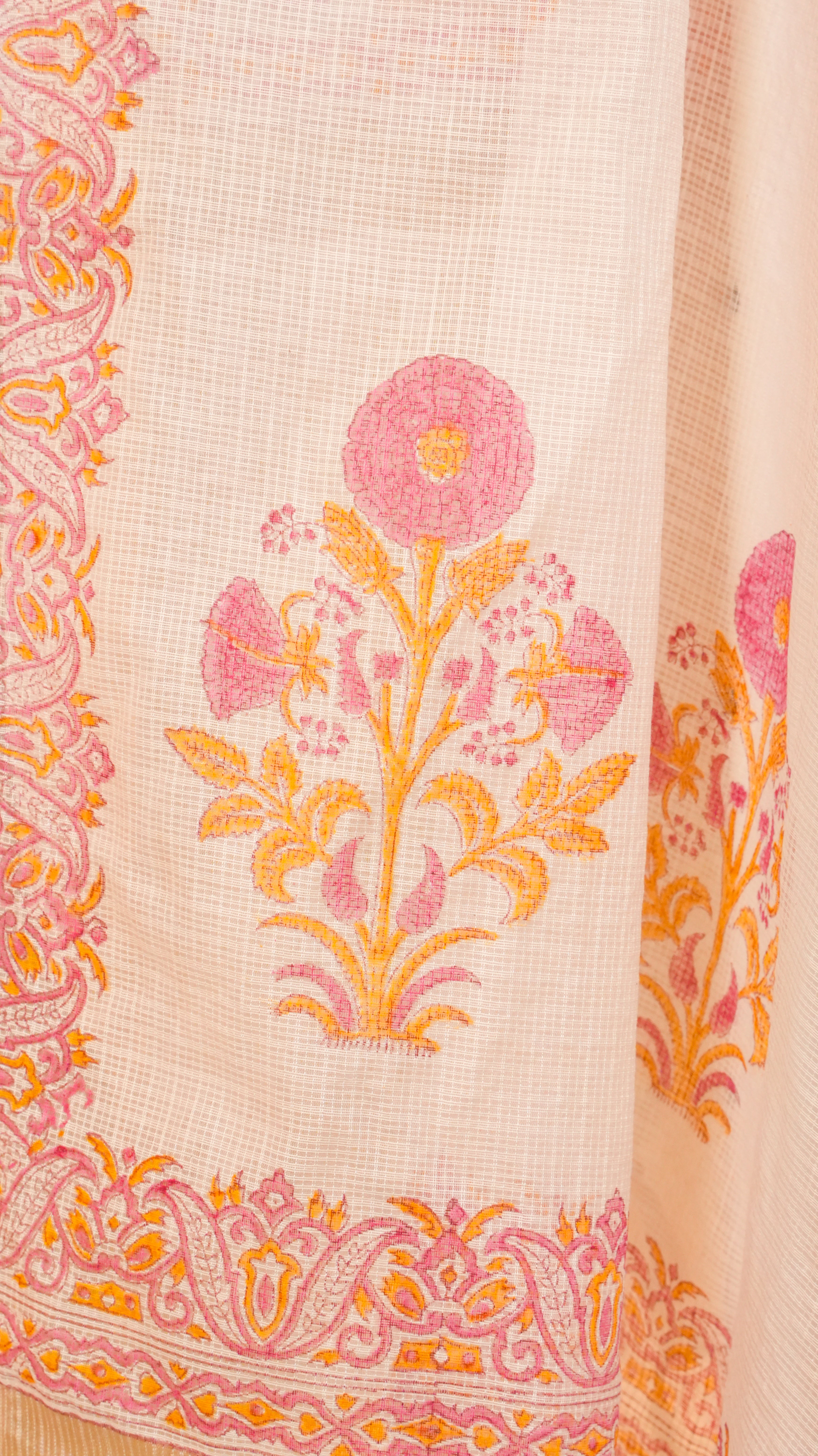 Lilac Whisper Pure Organza Floral Embroidered Suit Set