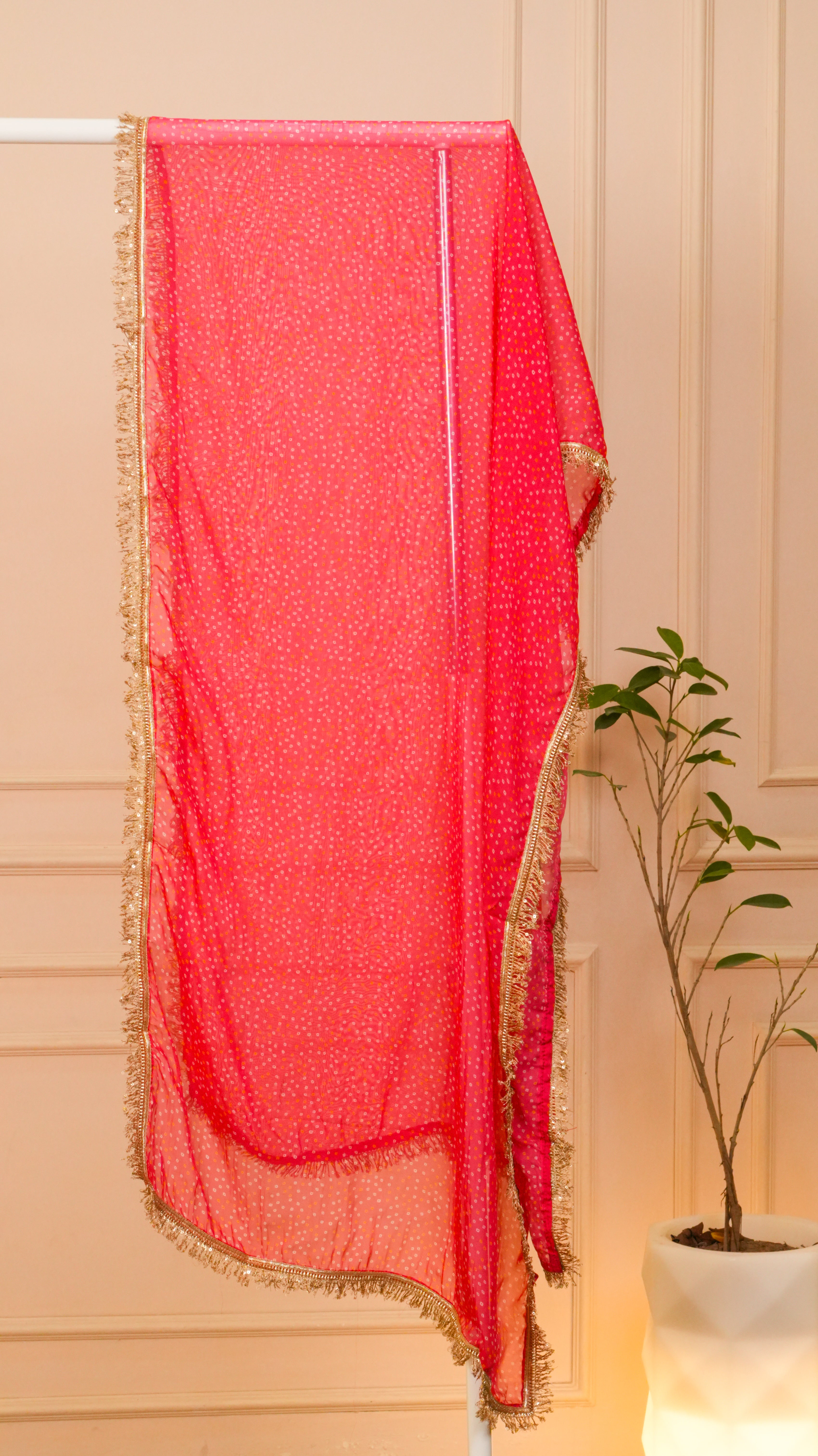Dusk Rose Pure Organza Floral Embroidered Suit Set
