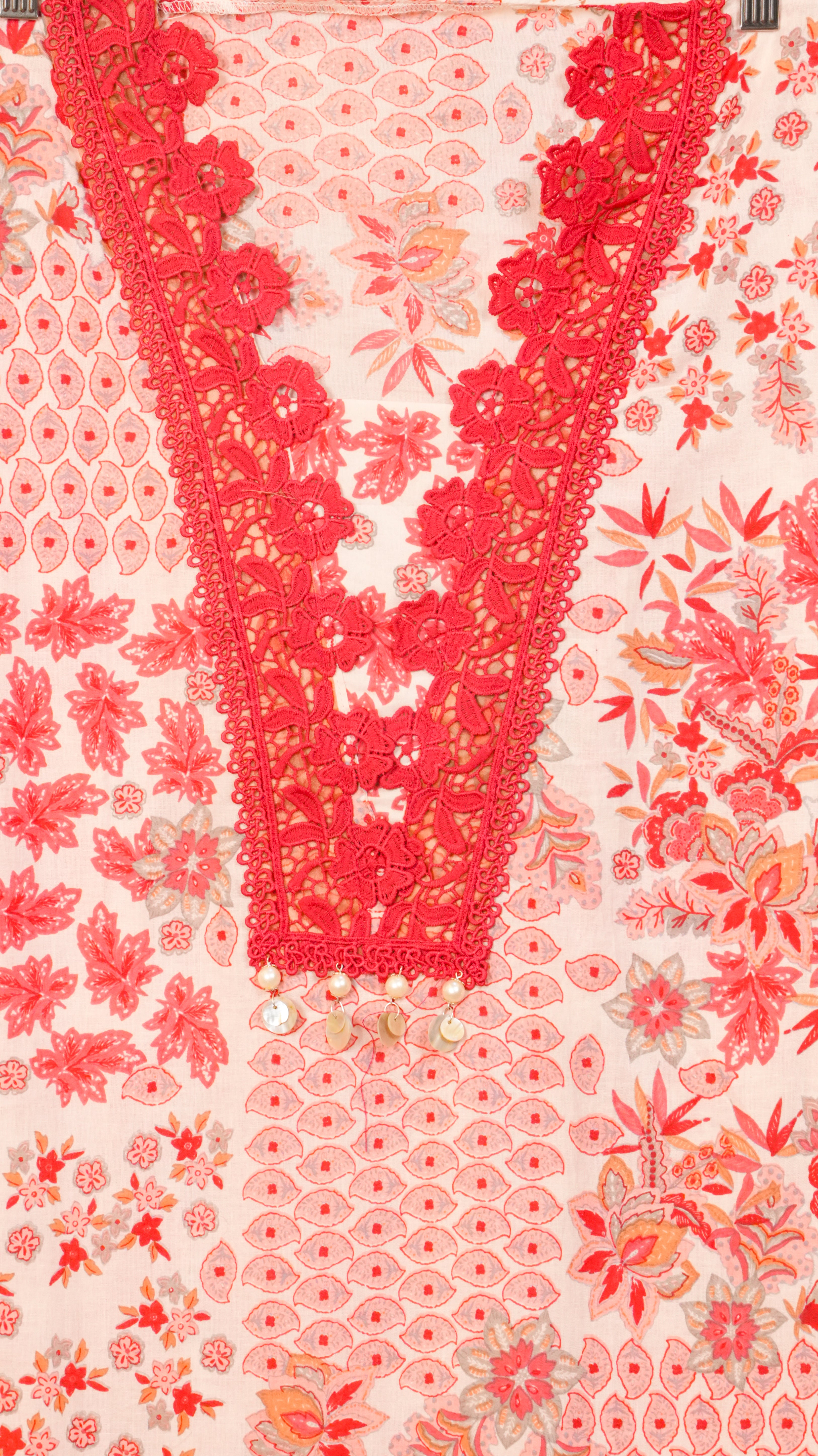 Marigold Pure Organza Floral Vine Unstitched Suit Set
