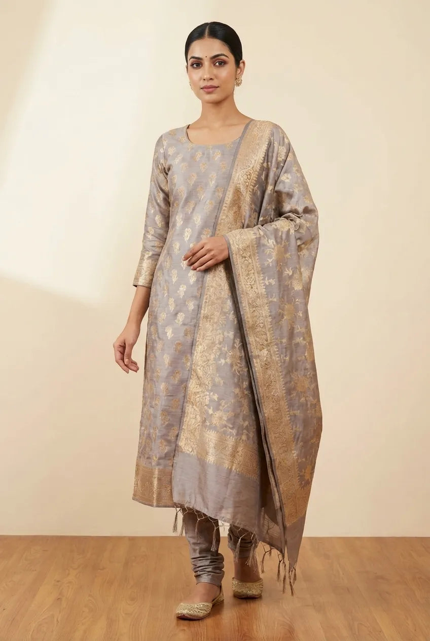 Graceful Grey Kurta Set